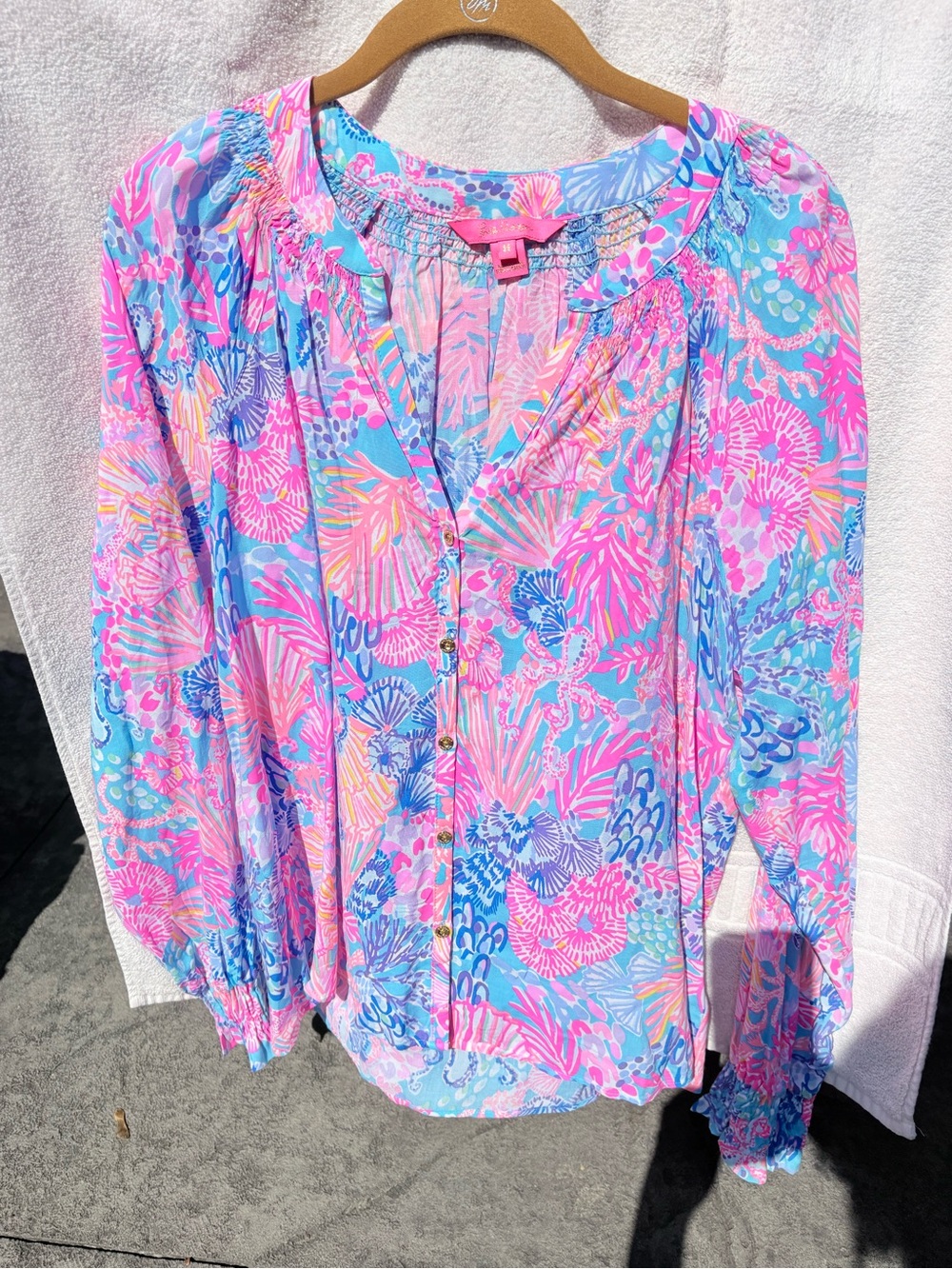 Lilly Pulitzer Long Sleeve Blouse